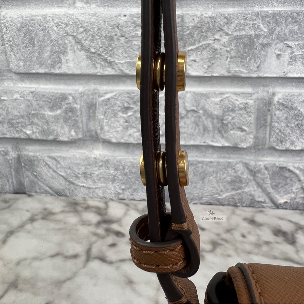 Tory Burch Emerson Crossbody & Shoulder Bag In Moose Brown - Picture 12 of 13